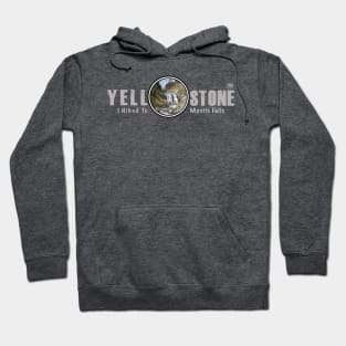 I Hiked to Mystic Falls, Yellowstone National Park - dark Hoodie